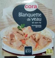 Mängden socker i Blanquette de veau et son riz