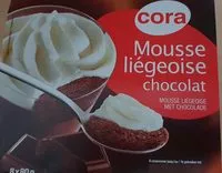 Mängden socker i Mousse liégeoise chocolat