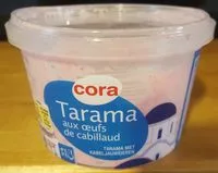 Mängden socker i Tarama aux oeufs de cabillaud