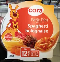 Mängden socker i Petit Plat Spaghetti bolognaise dès 12 mois