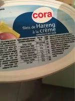 Mängden socker i Filets de Harengs à la Crème