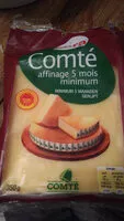 Mängden socker i Comté Au Lait Cru Extra Bande, 5 Mois