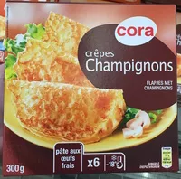 Mängden socker i Crêpes Champignons