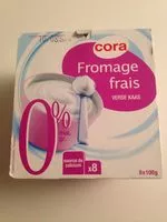 Mängden socker i Fromage frais 0% de matières grasses