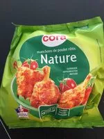 Mängden socker i Manchons De Poulet Nature, 250 Grammes, Marque Cora