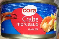 Mängden socker i Crabe morceaux