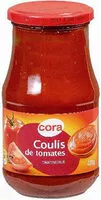 Mängden socker i Coulis De Tomates De Provence, 420 Grammes, Marque Cora