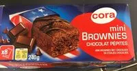 Mängden socker i Mini brownies pépites de chocolat, 8x30g