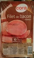 Mängden socker i Filet de bacon