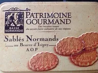 Mängden socker i Sablés Normands au beurre d'Isigny AOP