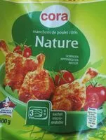 Mängden socker i Manchon de poulet rôtis nature