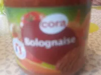 Mängden socker i Sauce Bolognaise Cora