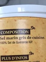 Mängden socker i Gros sel marin gris de Guérande