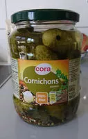 Mängden socker i Cornichons aigre doux 720