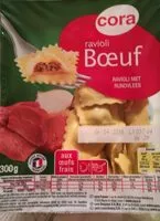 Mängden socker i Cora Ravioli Bœuf