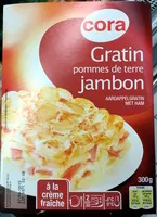Mängden socker i Gratin pommes de terre jambon à la crème fraîche