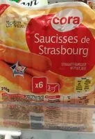 Mängden socker i Saucisses de Strasbourg