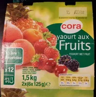 Mängden socker i Yaout aux fruits