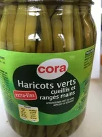 Mängden socker i Haricots verts cueillis et rangés mains extra-fins