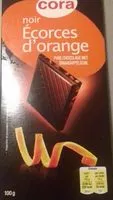 Mängden socker i Chocolat noir écorces d'orange