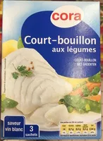 Mängden socker i Court-bouillon aux légumes saveur vin blanc