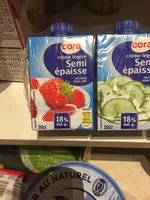 Mängden socker i Crème Légère Semi-épaisse 18% De Mat.gr