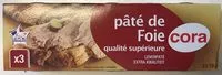 Mängden socker i Pâté de foie