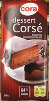Mängden socker i Dessert Corsé 64% Cacao