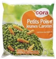 Mängden socker i Petits Pois Et Jeunes Carottes, 1 Kilo, Marque Cora