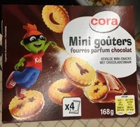 Mängden socker i Mini goûters fourrés parfum chocolat