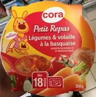 Mängden socker i Petits repas - Légumes & Volaille à la basquaise