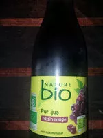 Mängden socker i Pur Jus De Raisin Rouge, Bio