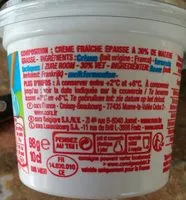 Mängden socker i Creme fraiche epaisse