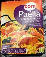 Mängden socker i Paëlla Poulet, Chorizo, Fruits de mer, à l'huile d'olive vierge extra 1,4%