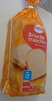 Mängden socker i Brioche tranchée aux oeufs frais