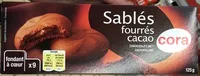 Mängden socker i Sablés fourré cacao