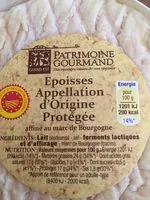 Mängden socker i Epoisses