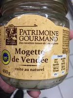 Mängden socker i Mogette de Vendee cuite au