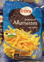 Mängden socker i Pommes allumettes