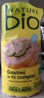 Mängden socker i Galettes de riz complet