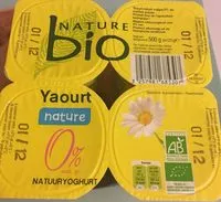 Mängden socker i Yaourt nature 0 %, Bio, 4x125g