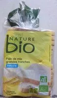 Mängden socker i Pain de mie grandes tranches nature
