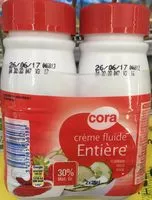 Mängden socker i Creme fluide entiere