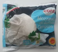 Mängden socker i Mozzarella di Bufala Campana AOP (25% MG) - 210 g - Cora