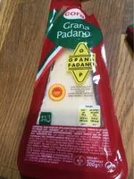 Mängden socker i Grana padano