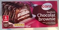 Mängden socker i Feuilleté Chocolat Brownie croquant parfum cacao