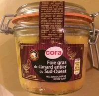 Mängden socker i Foie gras de canard entier du sud ouest