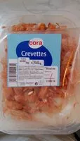 Mängden socker i Crevettes Entières Cuites