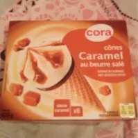 Mängden socker i cône caramel