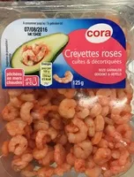 Mängden socker i Crevettes roses cuites & décortiquées